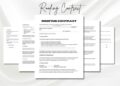 Roofing Service Contract Template, Roofing Agreement Contract ...